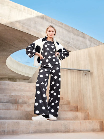 PIJAMA MANGA LARGA MUJER MAXITOPOS SNOOPY