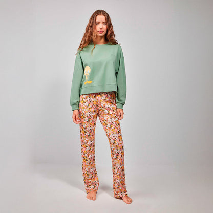 PIJAMA MANGA LARGA MUJER LOVELY PIOLIN