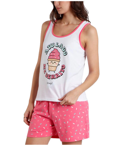 PIJAMA MANGA CORTA A TU LADO ME DERRITO