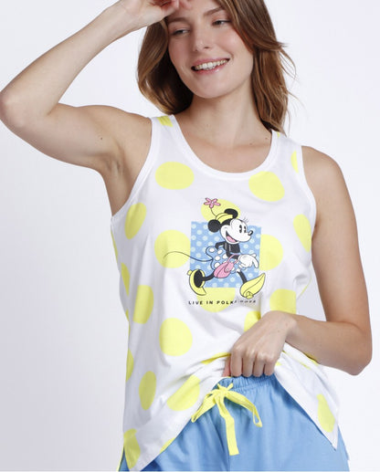 PIJAMA TIRANTES LIVE IN POLKA DOTS