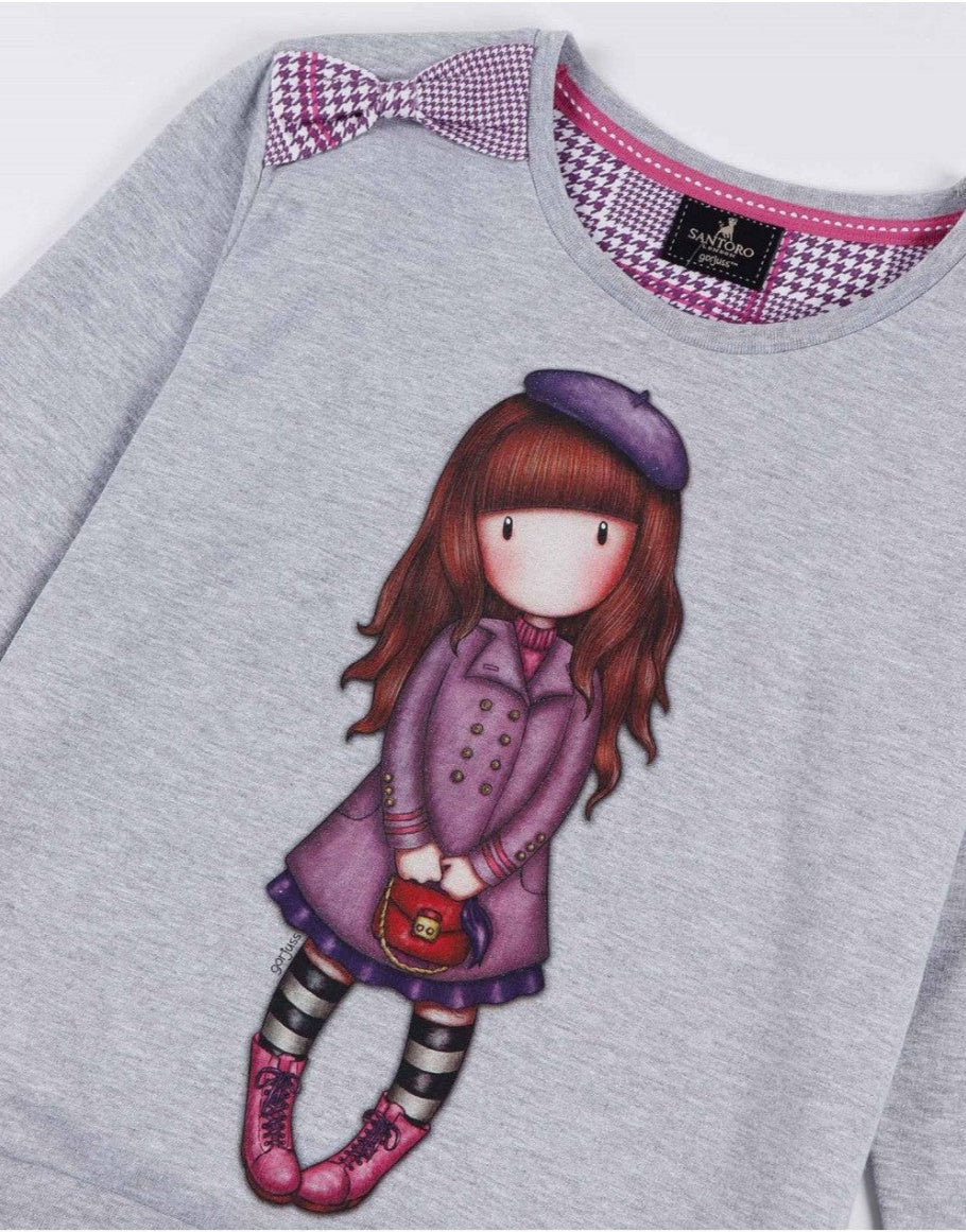 PIJAMA INFANTIL NIÑA GREY GORJUSS SANTORO AFELPADO