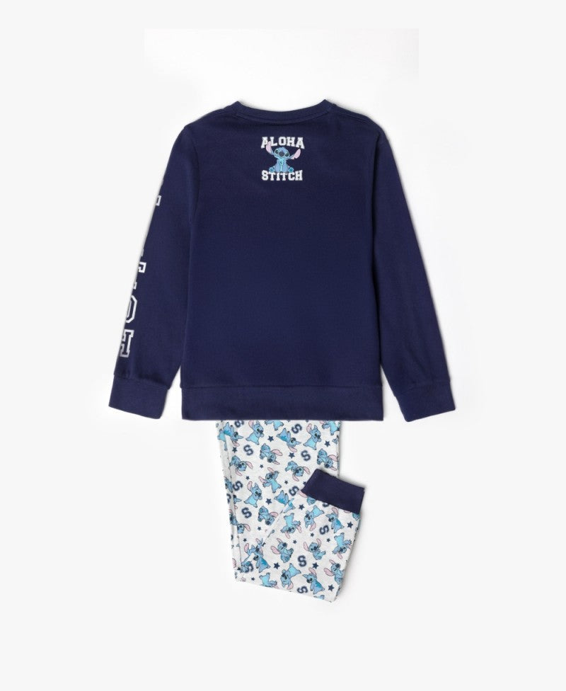 PIJAMA MANGA LARGA NIÑO ALOHA LILO & STITCH