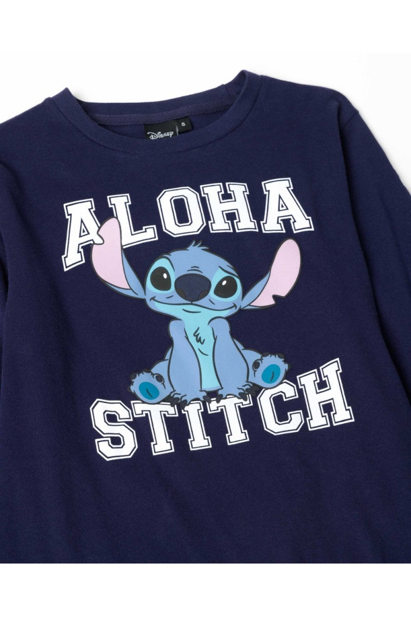 PIJAMA MANGA LARGA NIÑO ALOHA LILO & STITCH