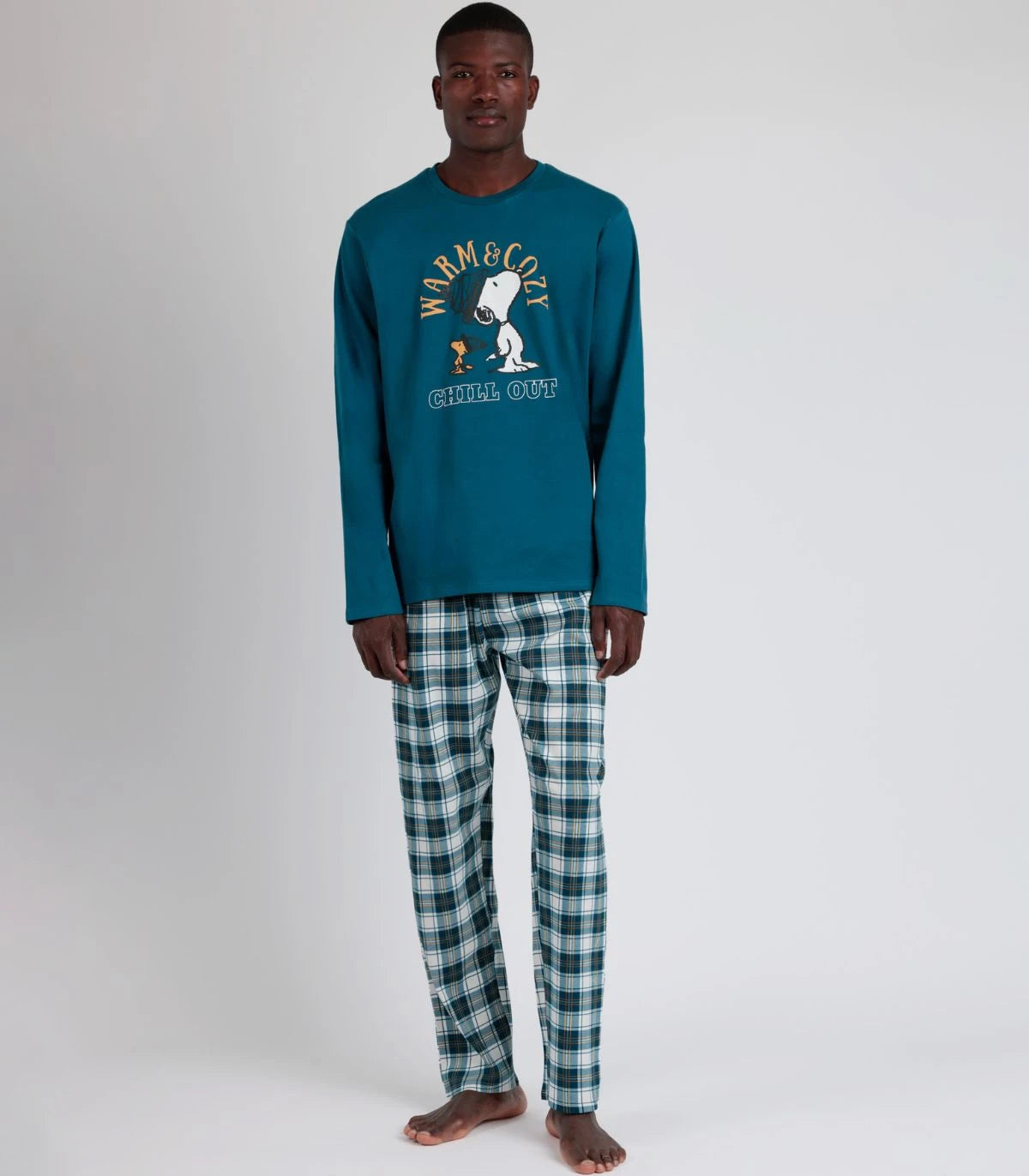 PIJAMA MANGA LARGA HOMBRE COZY CHILL OUT