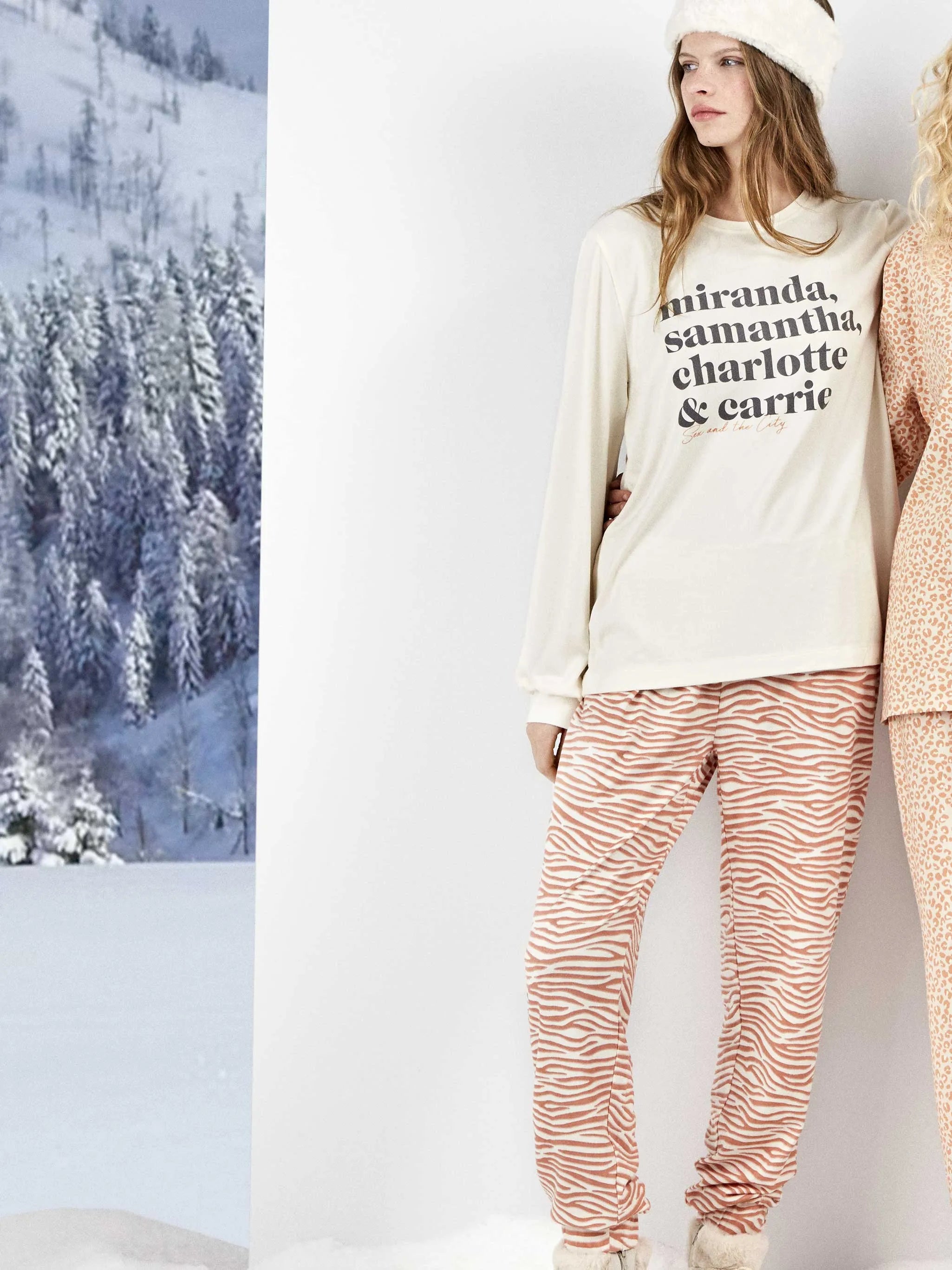 Pijama mujer Sex and the City animal print