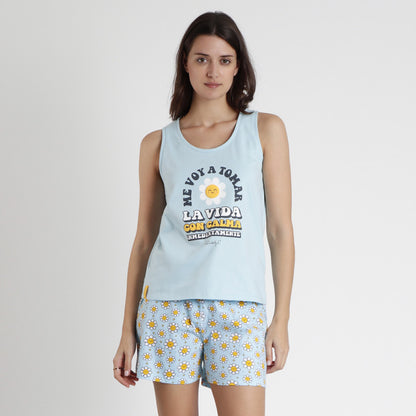 PIJAMA MANGA CORTA POSITIVE LIFE