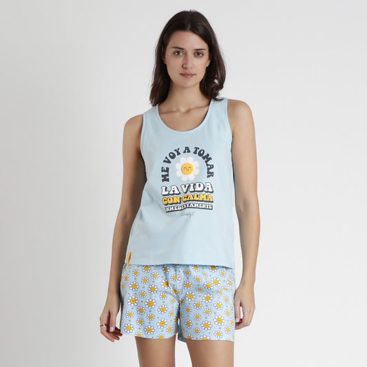 PIJAMA MANGA CORTA POSITIVE LIFE