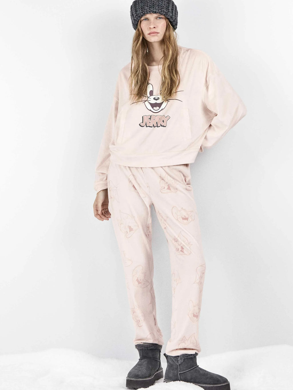 Pijama mujer Tom & Jerry Jerry en silky polar