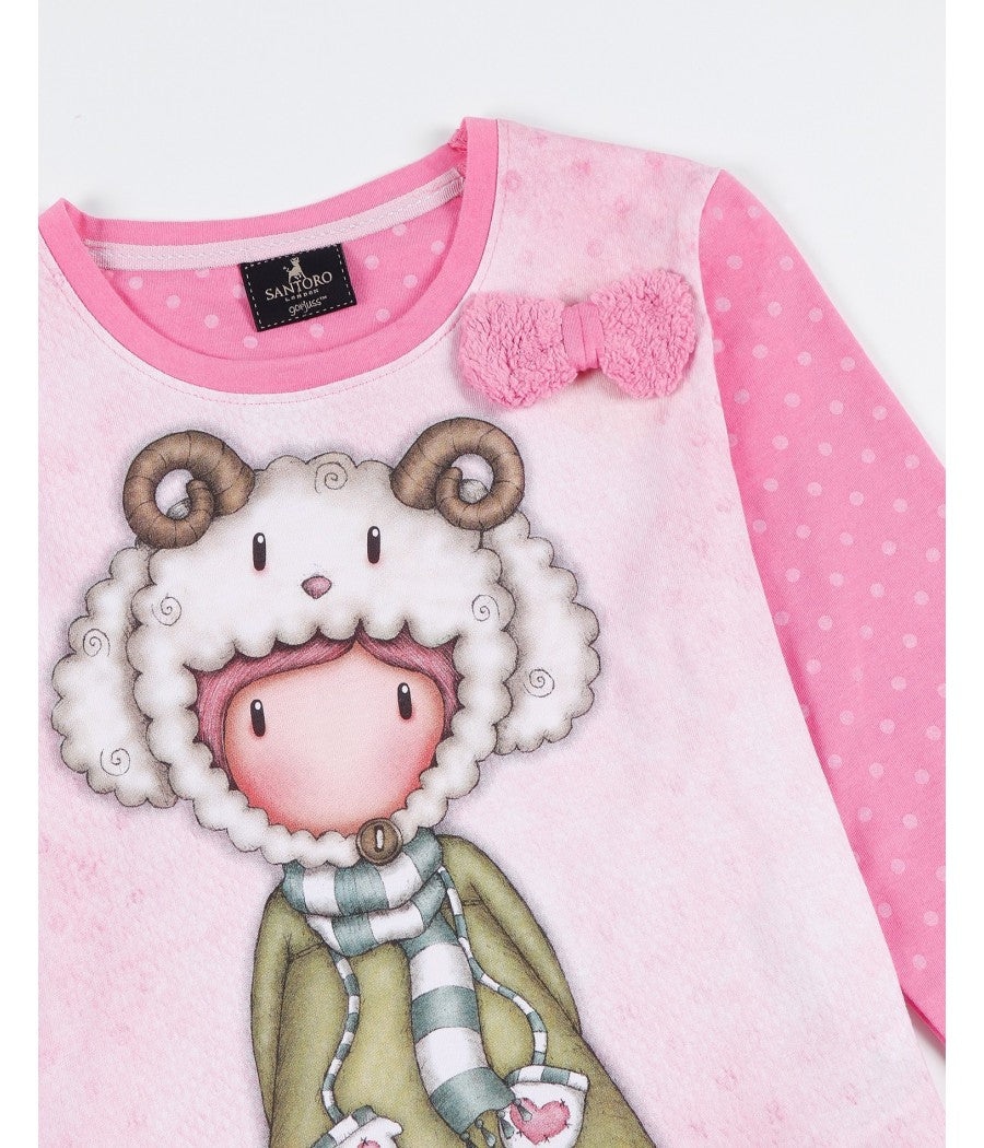 PIJAMA INFANTIL NIÑA OVEJITA GORJUSS SANTORO