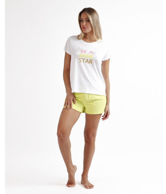 PIJAMA MANGA CORTA BE A SHINE STAR