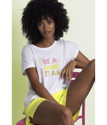 PIJAMA MANGA CORTA BE A SHINE STAR