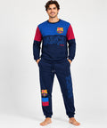 Pijama manga larga hombre algodon Barcelona