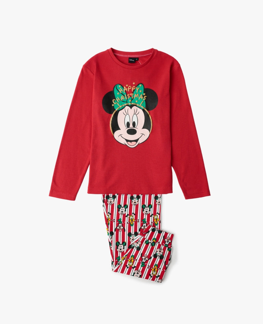 PIJAMA MANGA LARGA NIÑA HAPPY CHRISTMAS