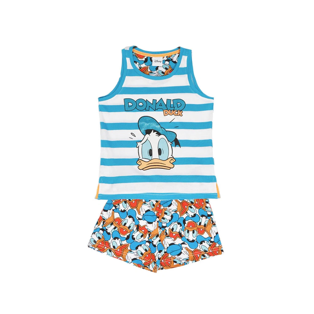 PIJAMA INFANTIL MANGA CORTA NIÑA PATO DONALD