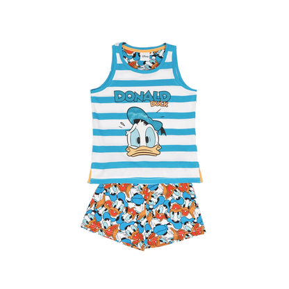 PIJAMA INFANTIL MANGA CORTA NIÑA PATO DONALD