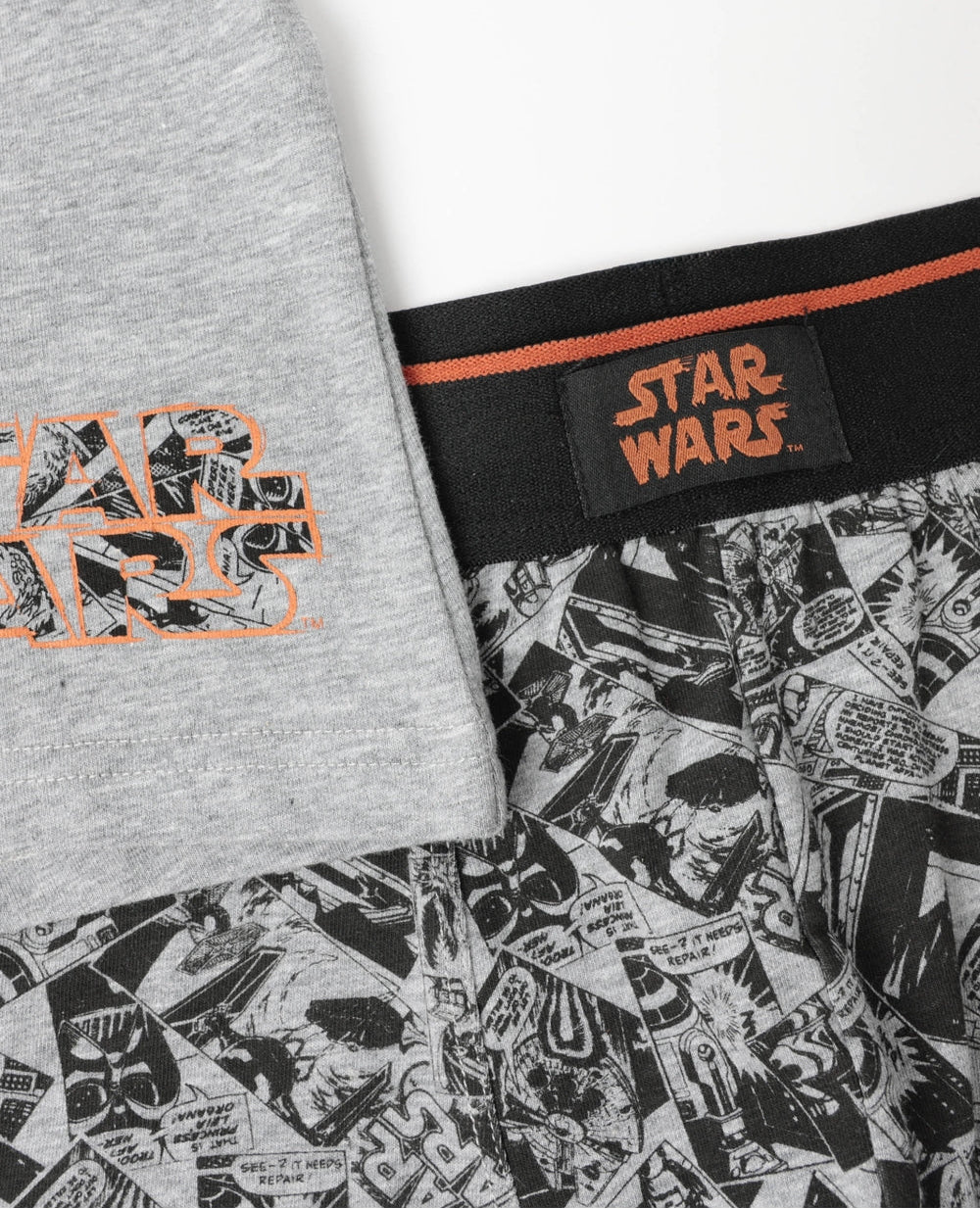 PACK-2 BOXERS STAR WARS COMIC B&W