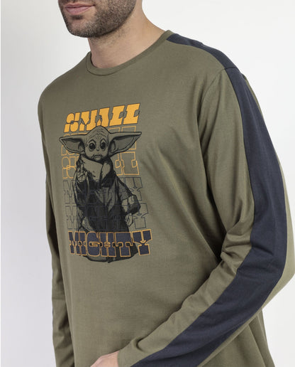 PIJAMA MANGA LARGA HOMBRE SMALL GROGU