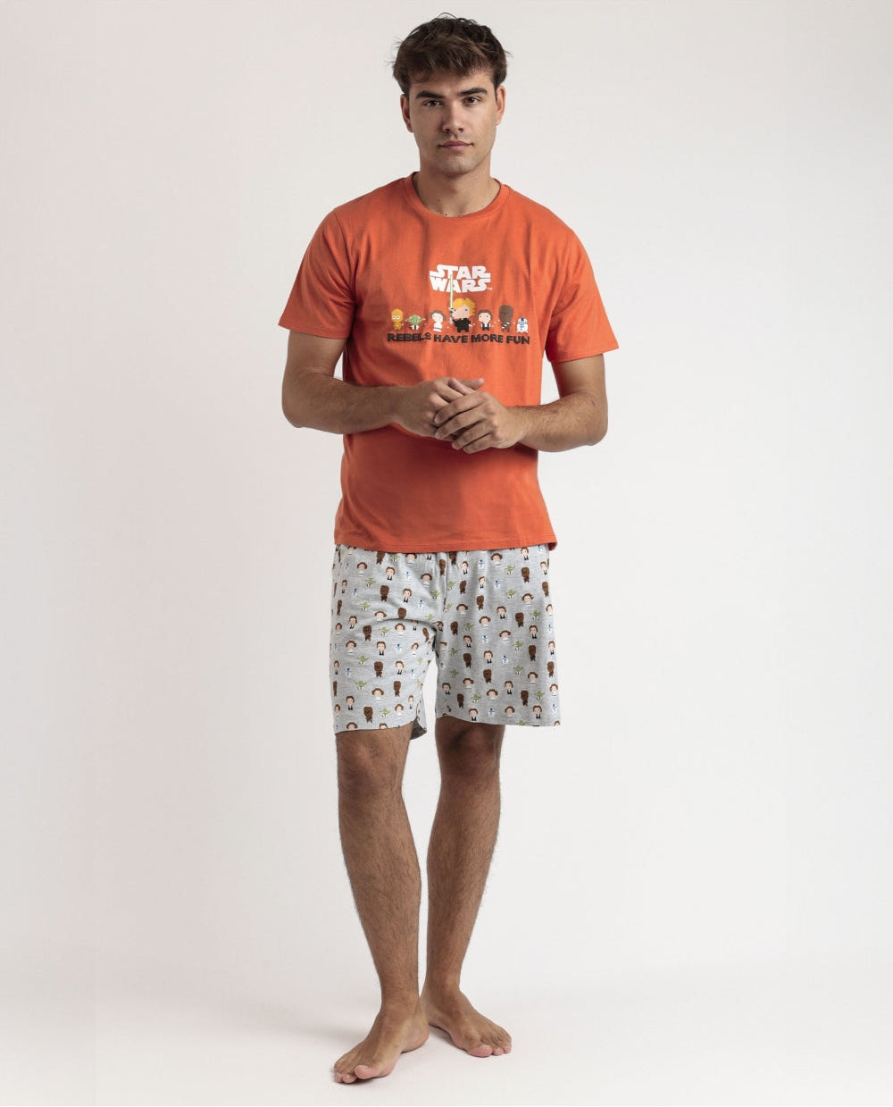 PIJAMA MANGA CORTA PIXEL WARS