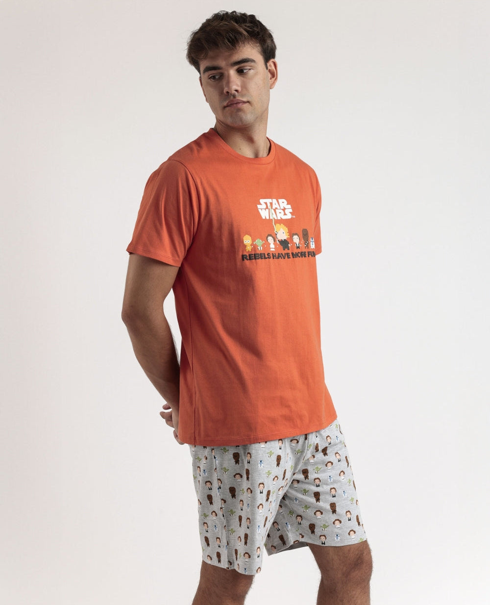 PIJAMA MANGA CORTA PIXEL WARS