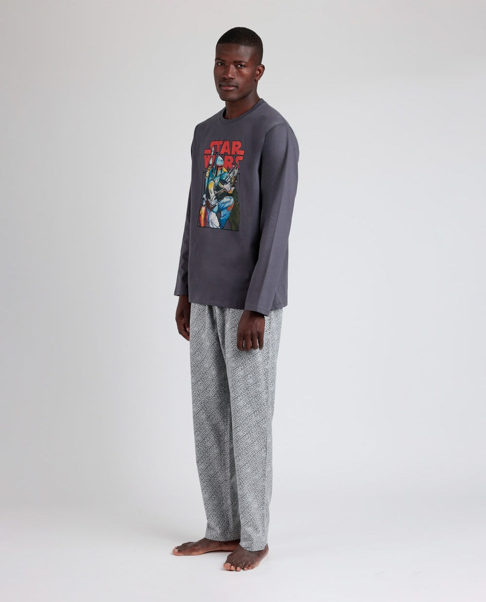 PIJAMA MANGA LARGA HOMBRE BOBA FETT