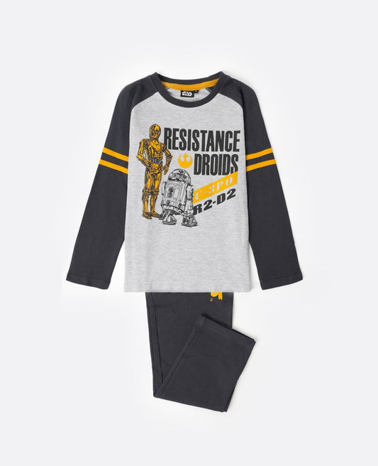 PIJAMA MANGA LARGA NIÑO RESISTANCE DROIDS