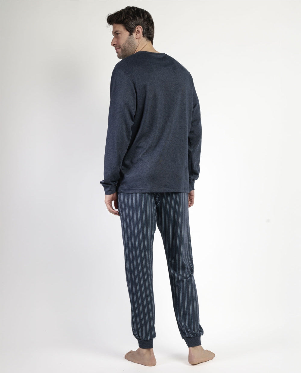 PIJAMA MANGA LARGA HOMBRE ITALIC STAY AT HOME