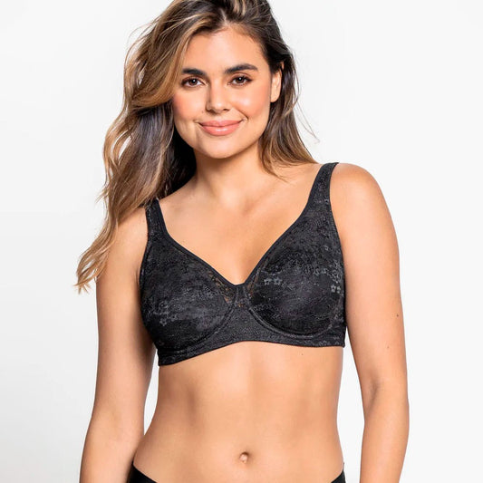 SUJETADOR REDUCTOR CON ARO SIN RELLENO DE ENCAJE 011987