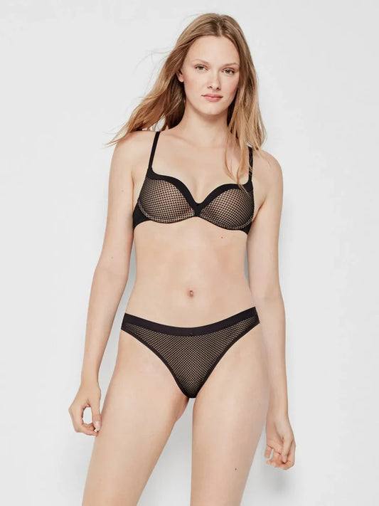 SUJETADOR PUSH-UP SIN ARO ESCOTE PRONUNCIADO 1/0339