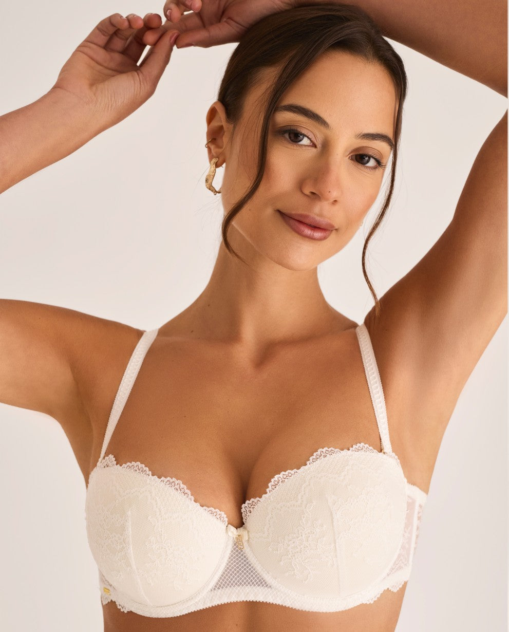 SUJETADOR PUSH-UP TIRANTES DESMONTABLES MANUELA 31326