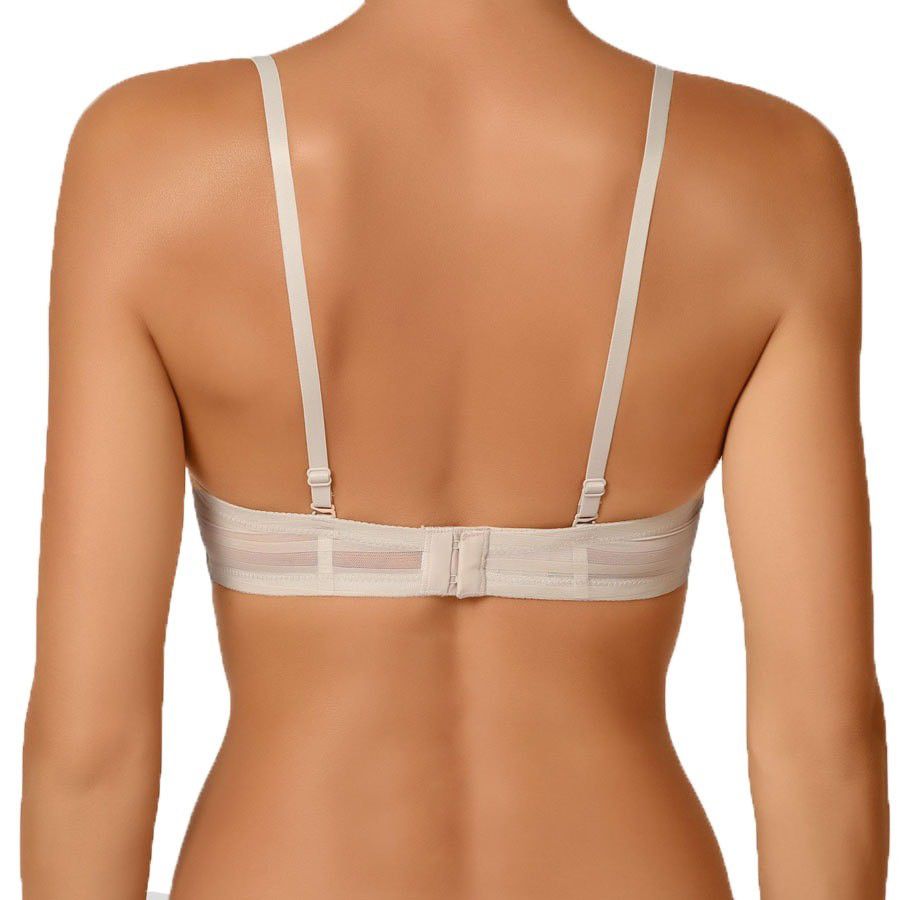 SUJETADOR CON AROS CON FOAM Y TIRANTES DESMONTABLES LIVIA