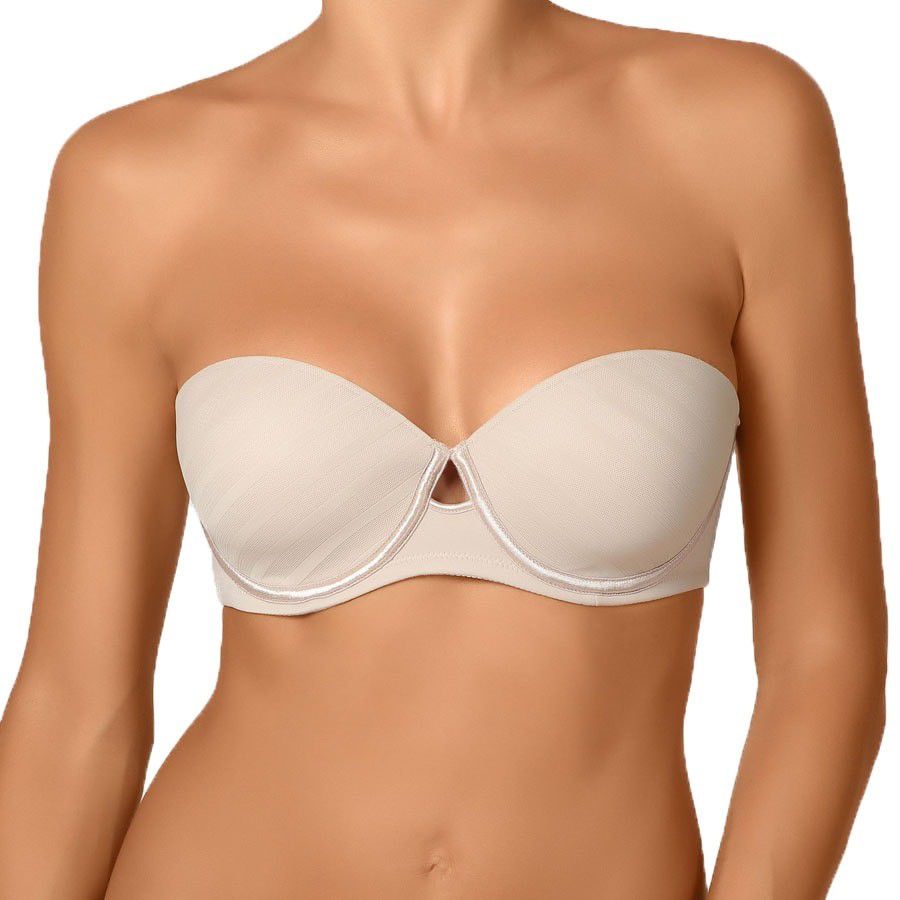 SUJETADOR CON AROS CON FOAM Y TIRANTES DESMONTABLES LIVIA
