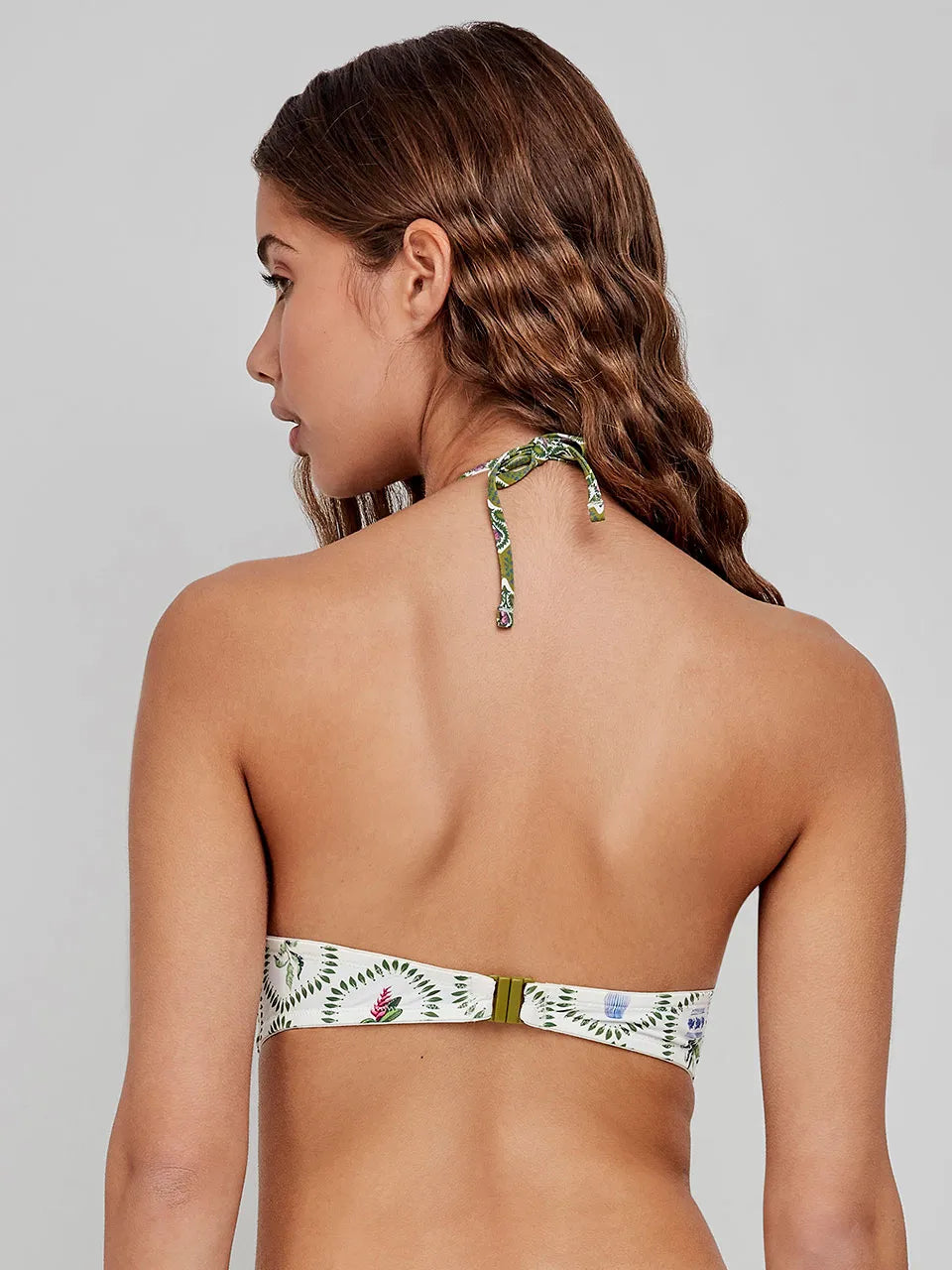 BIKINI BANDEAU REVERSIBLE ESTAMPADO FLORAL