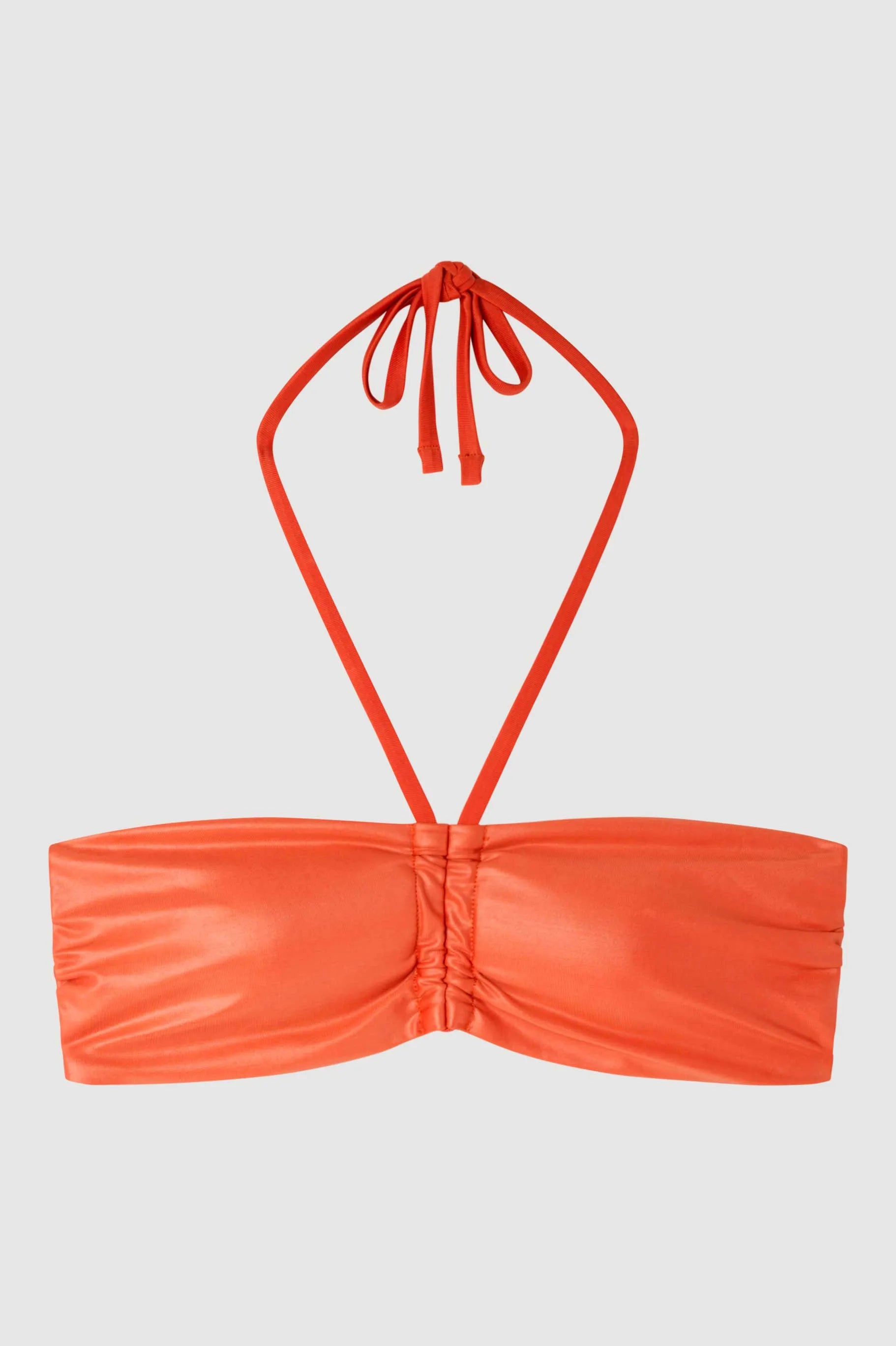 BIKINI BANDEAU SIN ARO TEJIDO CUERO