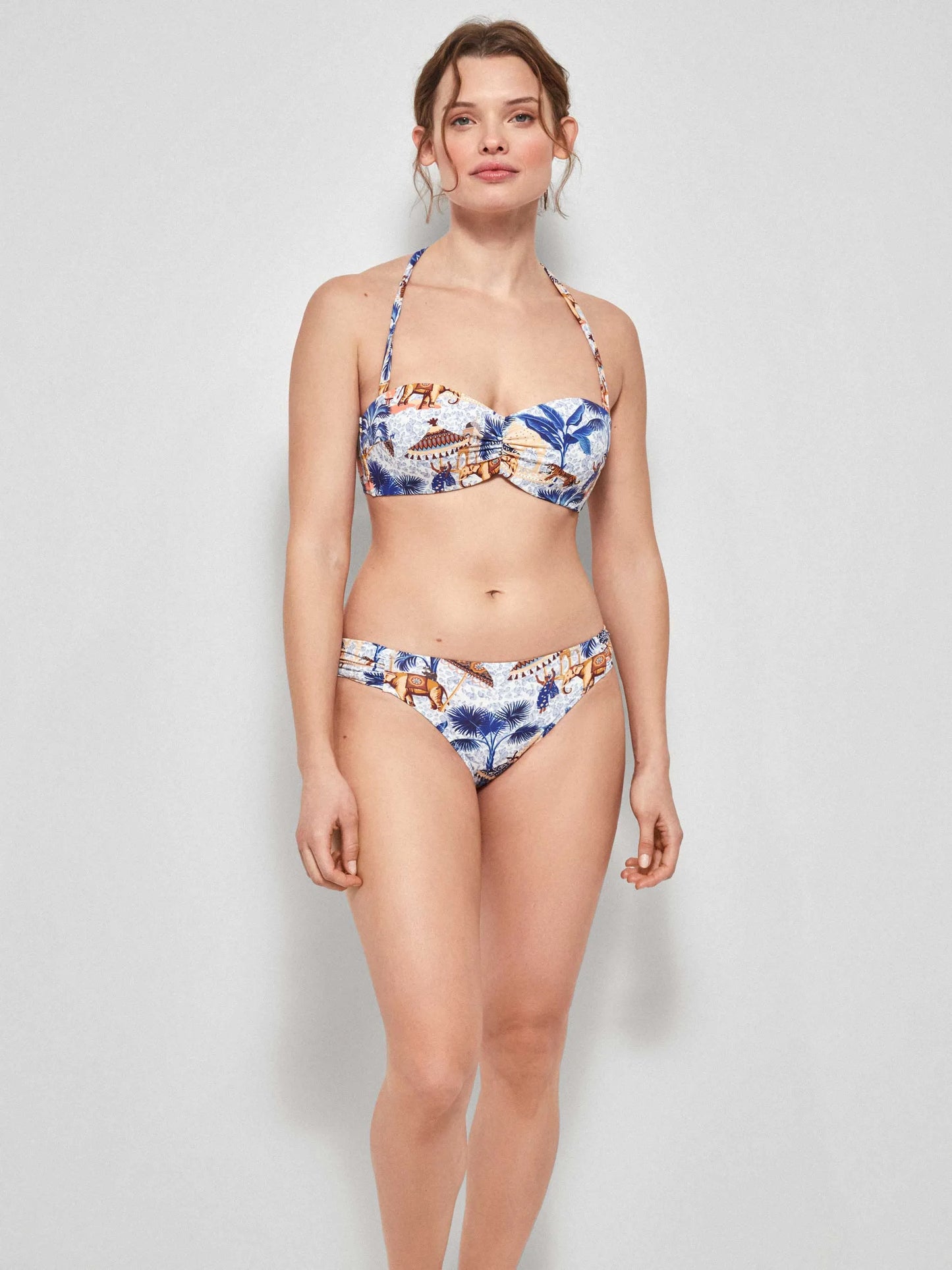 BIKINI BANDEAU ESTAMPADO AFRICANO
