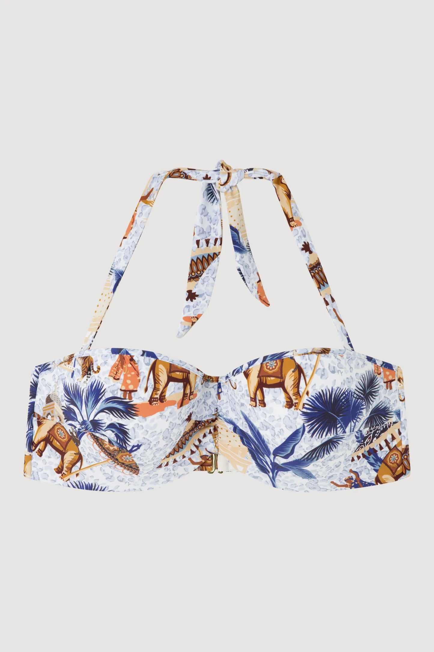 BIKINI BANDEAU ESTAMPADO AFRICANO