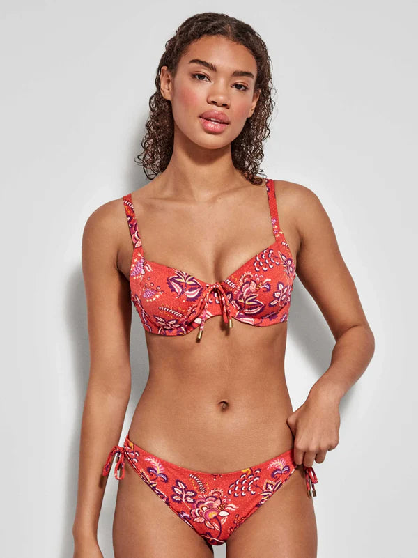 BIKINI AJUSTABLE SIN FOAM FLORAL PRINT
