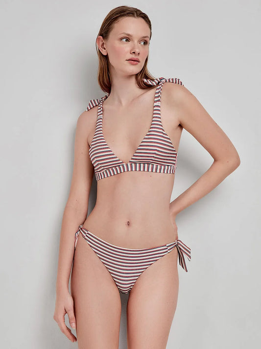 BIKINI FOAM EXTRAIBLE BRAGA AJUSTABLE ESTAMPADO RAYAS