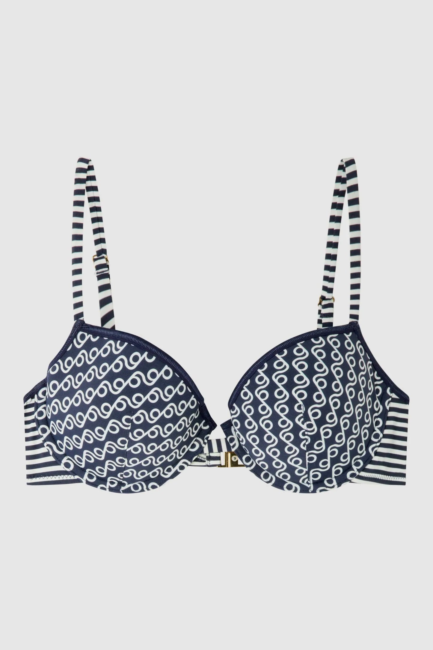 BIKINI ESTAMPADO ANUDADO MARINERO