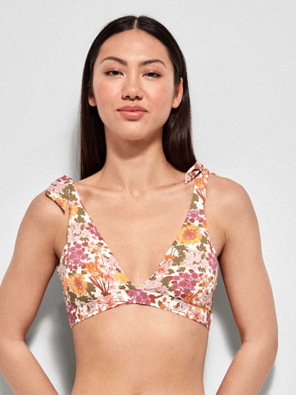 BIKINI FOAM EXTRAIBLE BRAGUITA AJUSTABLE ESTAMPADO FLORAL