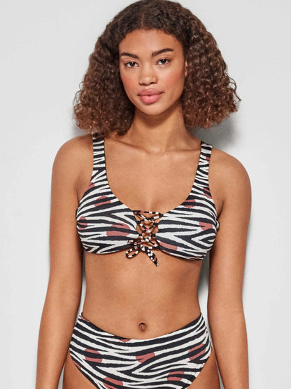 BIKINI REVERSIBLE SIN ARO BRASILEÑA ALTA SAVANNAH