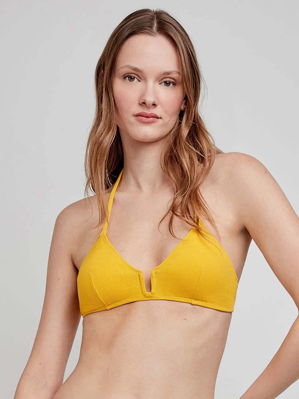 BIKINI SIN ARO FOAM EXTRAIBLE BASIC YELLOW