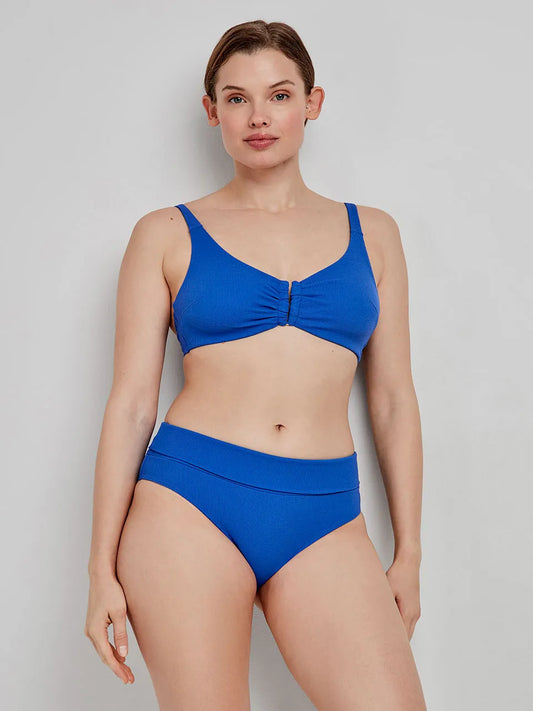 BIKINI SIN FOAM BRAGUITA MULTIPOSICION BASIC BLUE