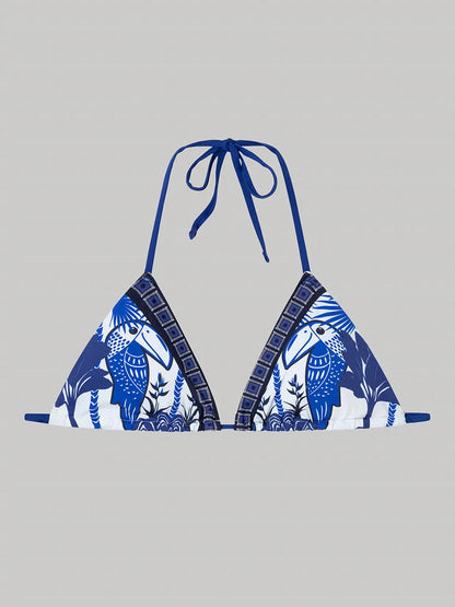 BIKINI TRIANGULAR BRAGUITA MINI ESTAMPADO TUCAN