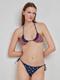 BIKINI TRIANGULAR REVERSIBLE BRAGUITA CON TIRAS LATERALES