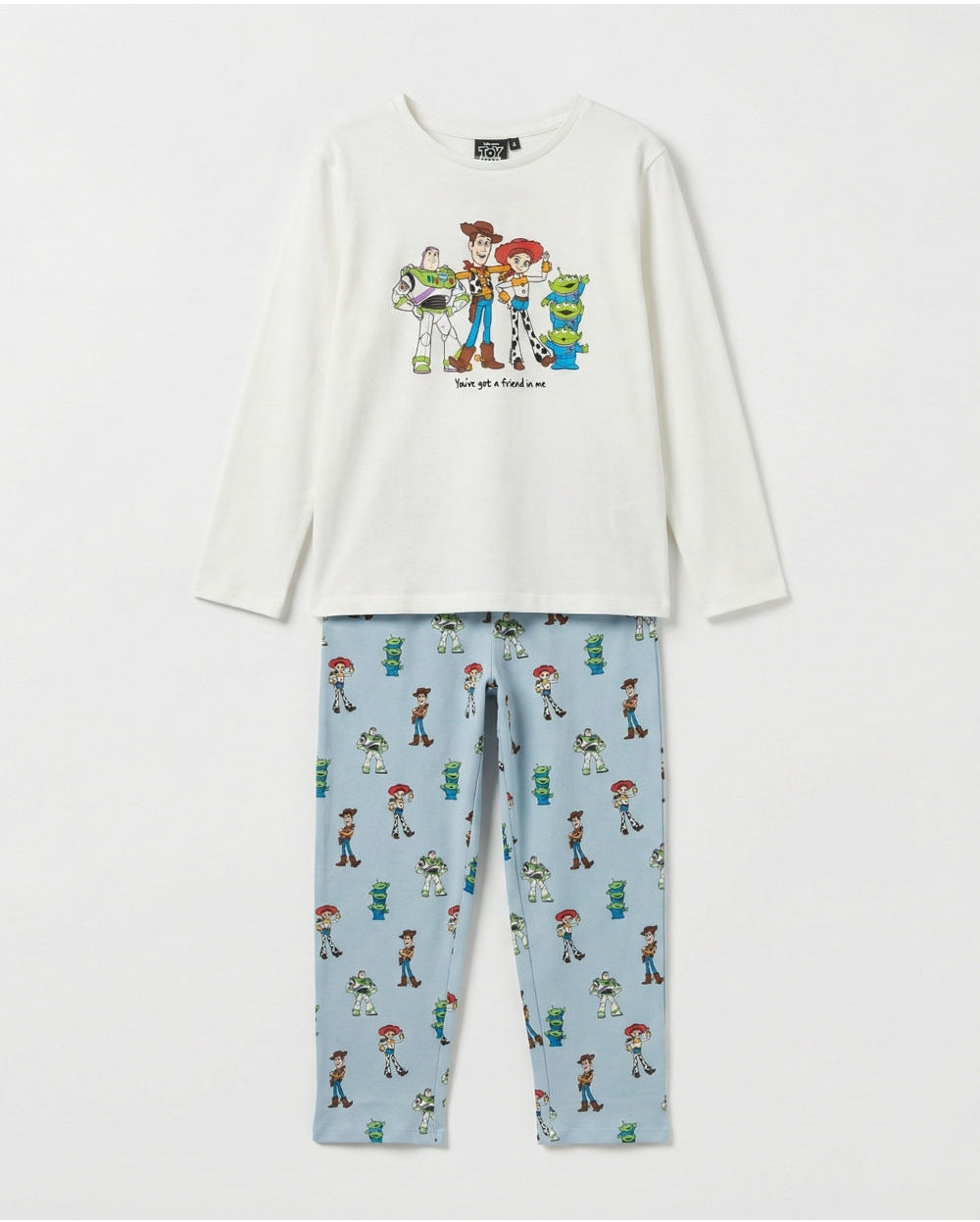 Pijama de niña toy story de algodón manga larga