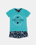 PIJAMA INFANTIL MANGA CORTA NIÑO JUST RIDE