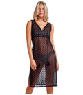 VESTIDO PLAYERO SIN MANGAS BASIC BLACK