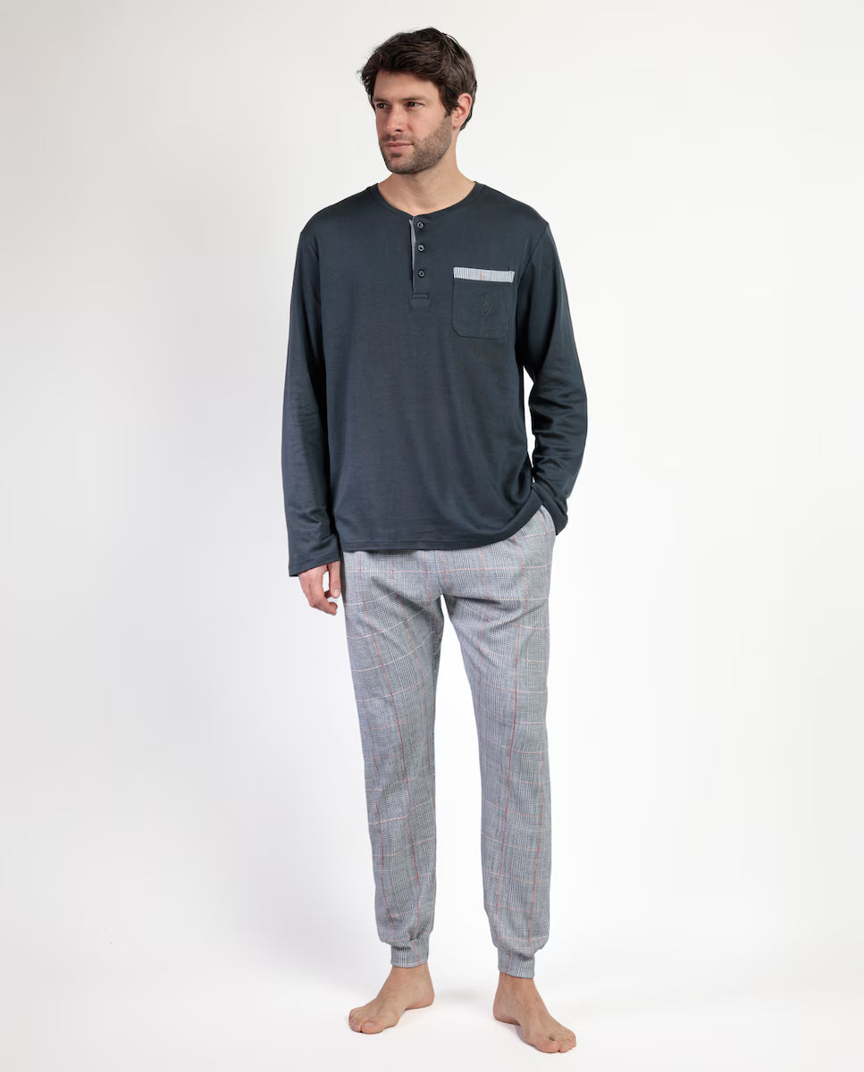 PIJAMA MANGA CORTA HOMBRE TAPETA HARRIS