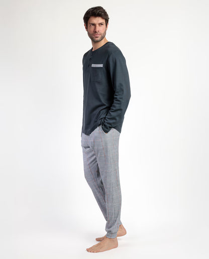 PIJAMA MANGA CORTA HOMBRE TAPETA HARRIS