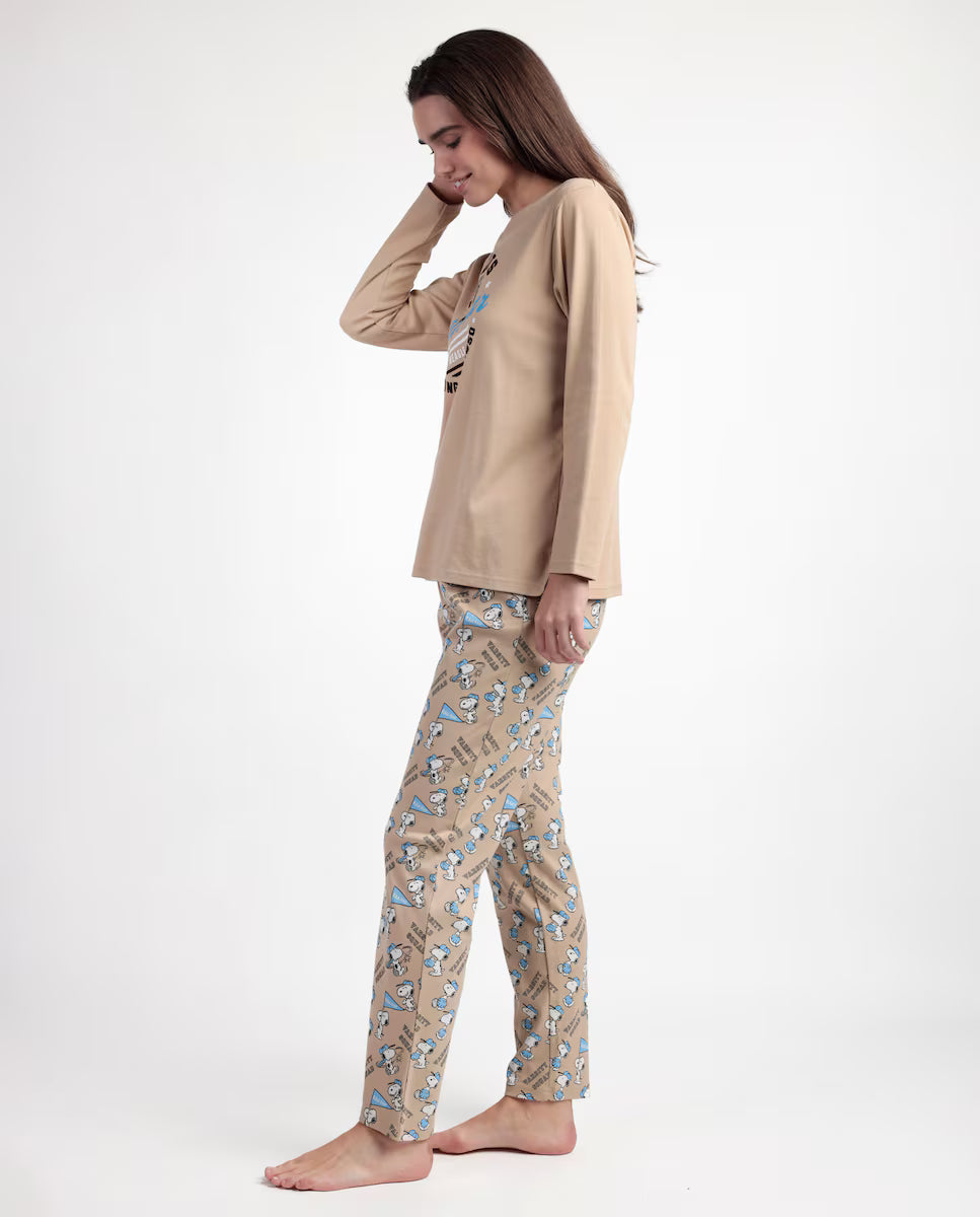 PIJAMA MANGA LARGA MUJER BEAGLE ALL STAR